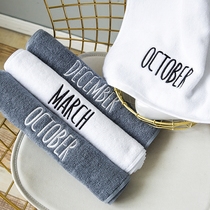 Towel cotton wash face home thickened face towel Big couple wash face Bath cotton men and women absorbent long staple cotton winter
