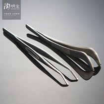 Tao Mingtang tea set accessories thickened stainless steel kung fu tea ceremony tea clip tea tweezers metal wash cup clip tea set clip