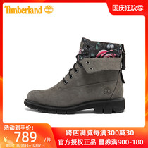 Timberland Tim Bai Lan Martin Boots Women High 21 Autumn and Winter Kick not bad outdoor waterproof casual shoes) A2KUR