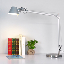 Classic long arm telescopic folding metal book room desk headboard Office study reading work desk lamp