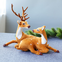 Christmas decorations Couple to Deer Couple Deer Christmas Deer Elk Carried Christmas Deer