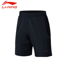 Li Ning official badminton suit counter shorts quick dry breathable contest shorts AAPN309 mens model