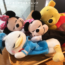 Japan Cute Cartoon Little Mouse Don Old Small Duck Vini Bear Plush Paparazzi Styling Pen Bag