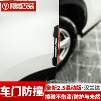 Applicable 09-22 Toyota Highlander car supplies door anti-collision strip Crown Landing appearance accessories A Yong