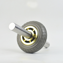 muted version bodybuilding wheel double bearing stainless steel waist abdominal muscle wheel bodybuilding machine rubber abrasion-proof fitness core practice