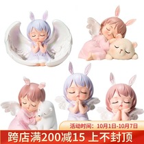Cartoon Anne ornaments cute angel baby doll baking cake decoration little princess birthday plug-in dress