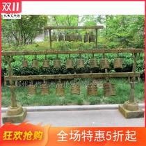 All-copper heightened water rust antique lingering and 22 heads can be used to play ornaments and chimes. Large display bronzes