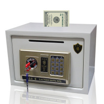 25EV coin safe household small mini commercial safe all steel cash register box piggy storage box