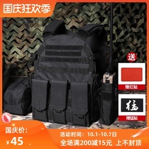 6094 tactical vest anti-stab suit real person CS multi-function heavy bulletproof back vest combat vest riot can insert board