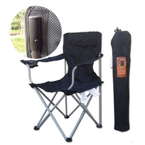 Light outdoor large portable chair Fishing chair Picnic barbecue Beach armchair backrest chair Folding chair