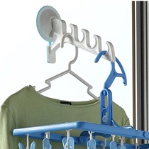 Japanese aisen suction type drying rack adhesive hook multifunctional wall glass drying rack easy drying rack