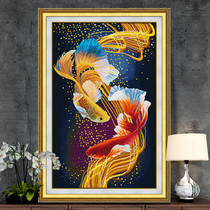 KS cross stitch 2020 new year more than cross stitch living room porch Chinese style series handmade thread embroidery hanging painting