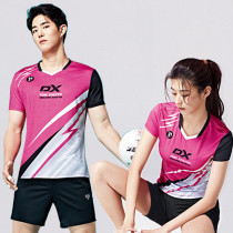 Badminton suit suit Short-sleeved mens and womens quick-drying air-permeable running sports lovers match training suit Tennis suit