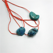 The turquoise stone of the Sutra Recitation (Taiwan White Jade Center)