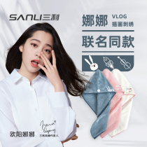 Sanli Ouyang Nana with the same dry hair hat female absorbent quick-drying hair towel cute towel bag head shower cap