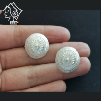Aduojia Liangshan Yi pure silver earrings stud earrings handmade personality ethnic characteristics tourist souvenirs