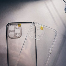 iPhone 12 11 Pro Max Apple phone case high transparent black transparent glass clear water shell