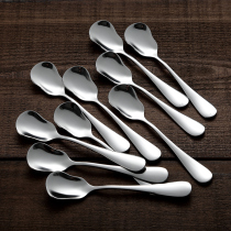 onlycook 10 Stainless Steel Dessert Spoon Yogurt Spoon Ice Cream Spoon Cute Kids Little Spoon Pudding