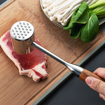 onlycook household stainless steel loose meat hammer double-sided meat hammer steak hammer pork chop tools kitchen meat artifact