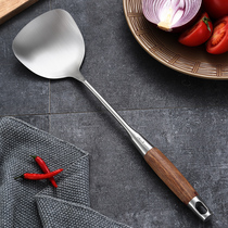 onlycook 304 stainless steel spatula Household kitchen wooden handle special cooking spatula Kitchenware frying spatula