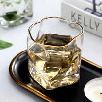 onlycook household whisky cup Large spirits cup Western wine glass Japanese crystal transparent glass