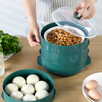 Microwave steamer steamer special heating container multifunctional utensil micro boiler hot steamed bread artifact steamed rice Rice Bowl