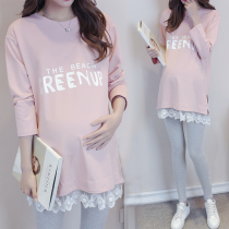 Pregnant Woman Spring Dress T-shirt 2022 New Spring Gestational Woman Dress Spring Autumn Cash Suit Fashion style Clothes T-shirt Dress dress