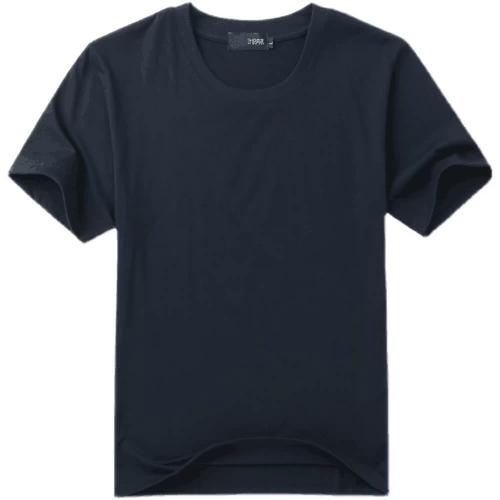 Летняя футболка, хлопковый лонгслив для тренировок, круглый воротник, большой размер