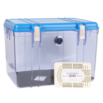 Wandefu DB-3828 moisture box with humidity meter increased number dehumidification card suction card SLR camera lens stamp tea jewelry medicine dehumidification mildew proof Wandefu drying box