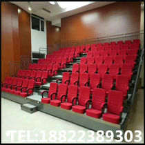 Factory direct electric telescopic stand seat gymnasium mobile folding event audience seat ladder auditorium chair