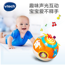 vtech Vtech happy turn ball Music ball can turn baby toys Early teaching crawling toy ball