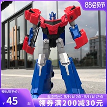 Alloy version of the deformation toy car man wasp gang Optimus Column childrens deformation robot toy boy female