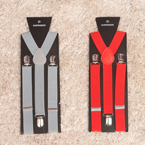 Childrens dress accessories suspenders boy kids pants suspenders non-slip boys girls elastic adjustable suspenders