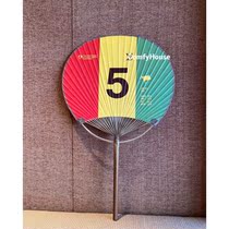 LV Shanghai Daxiu fan Show surrounding bamboo group fan Japanese style and ancient style cool fan Bamboo fan