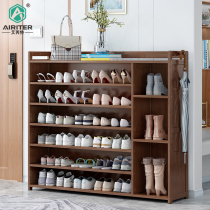 Shoe rack simple dust-proof shoe cabinet at home door simple modern bedroom beautiful multi-layer bamboo storage rack