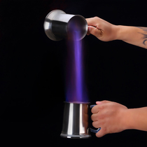 Bar Soul Stainless Steel Bartender Special Fire Goblet Personality Creative Pull Fire Cup Cocktail Cup Beer Glass