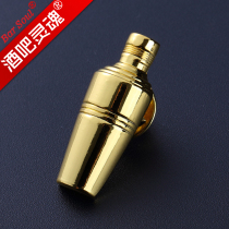 Bar soul 3D version of bartender jewelry bartender symbol suit vest wine vest wine vest