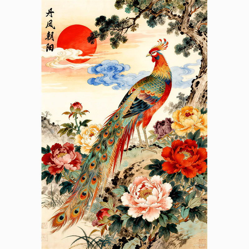孔雀牡丹画-孔雀牡丹画促销价格、孔雀牡丹画品牌- 淘宝
