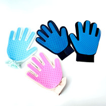 Pet Supplies Rubber Massage Roll Cat Gloves Pooch Fur Gloves Cat Hair Comb Left Right Hand Dress To Hair Comb Hair
