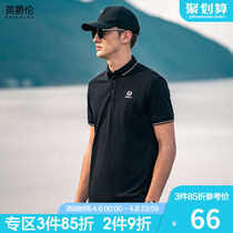 British knighthood cotton short sleeve T-shirt 2022 Summer business casual half sleeve POLO shirt for men