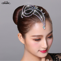 Modern Dance Diamond Headwear National Standard Ballroom Dance Competition Performance floral headdress Children Latin Dance Square Dance Performance Headwear