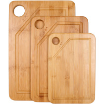 On bamboo whole bamboo sink cutting board small dormitory fruit chopping board solid wood cutting board household double-sided thickened rolling panel