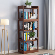 Full solid wood Bookshelf Easy Living room Kitchen Bathroom Toilet Shelve for Home Bedroom Childrens bookcase containing cabinet
