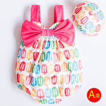 Baby swimsuit girl girl baby baby Princess child 1-2-3 years old ins cute Korean bikini swimsuit