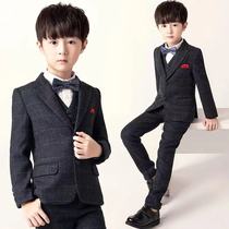 Winter boy ten-year-old foreign children handsome coat children leisure children cotton Korean boy suit suit suit suit