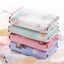 3 towels Pure cotton childrens baby gauze face towel Adult household cotton men and women absorb water soft and do not lose hair