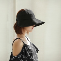 Sun hat womens summer Korean version of the tide big brim wild cover face anti-UV empty top hat Sun hat Sunscreen hat