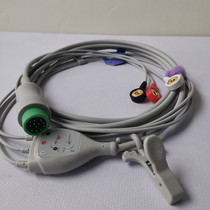 Compatible with Mindray defibrillator monitor D3 D6 IPM IMEC integrated 3-lead ECG wire