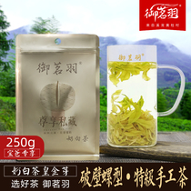 Bao dad exclusive Huangdu Village Yuming Yu Anji milk white tea handmade super 250g Imperial Gold Bud broken Wall small spiral type