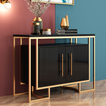 Light luxury sideboard modern simple porch cabinet small house locker living room wall tea cabinet kitchen shelf